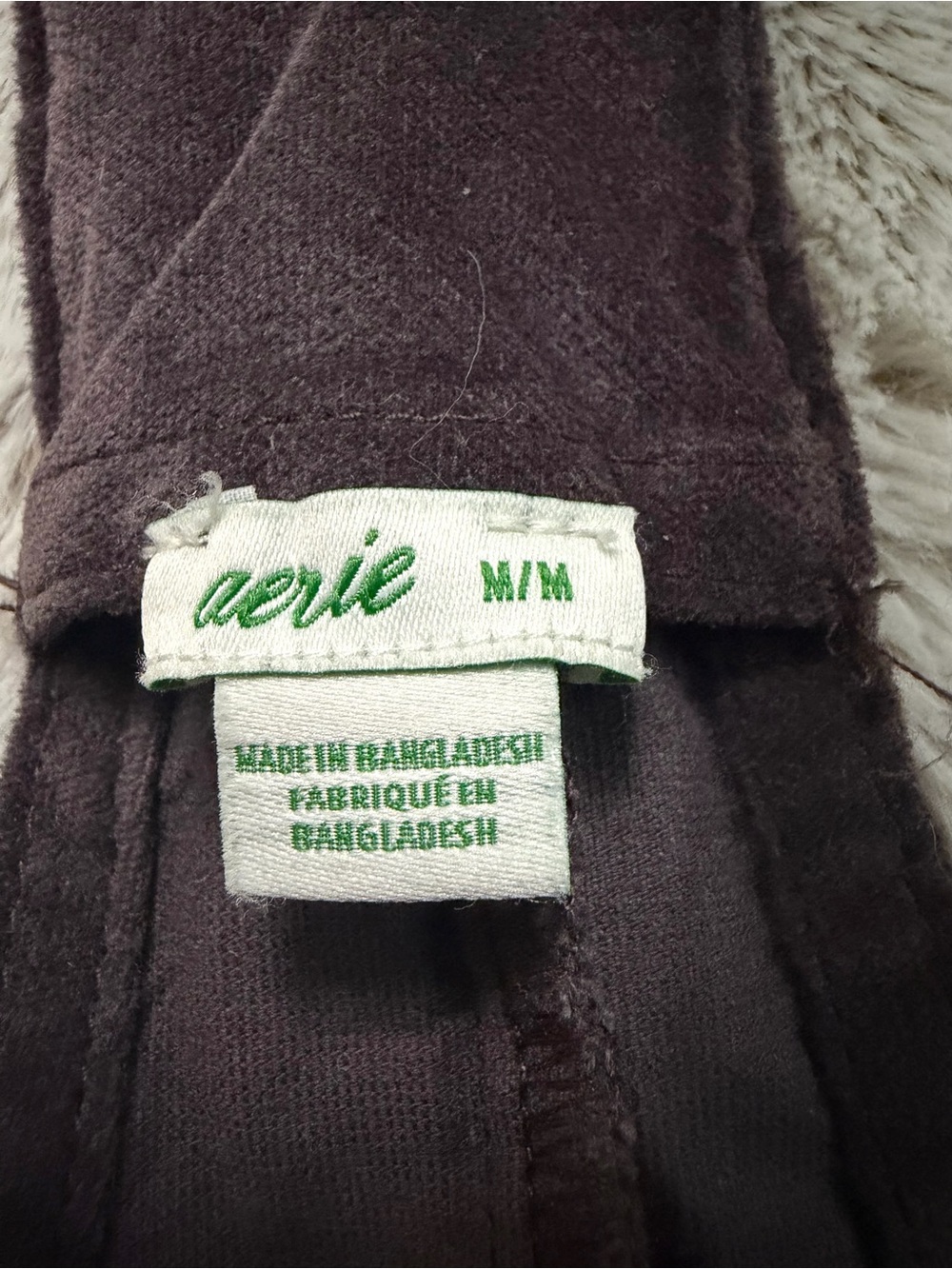 aerie Dark Brown Corduroy Overalls - Picture 3 of 5